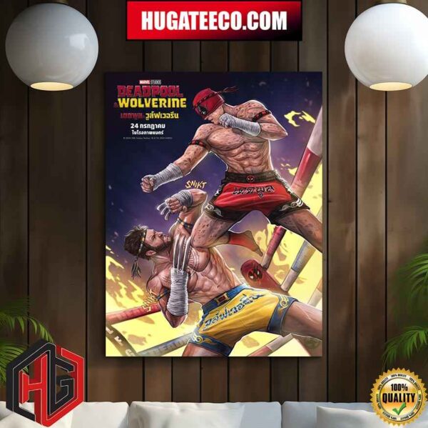 New Incredible Posters For Deadpool And Wolverine Home Decor Poster Canvas