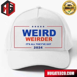 New Trump Vance logo Trump Is Weird Vance Is Weird It’s All They’ve Got 2024 Hat-Cap