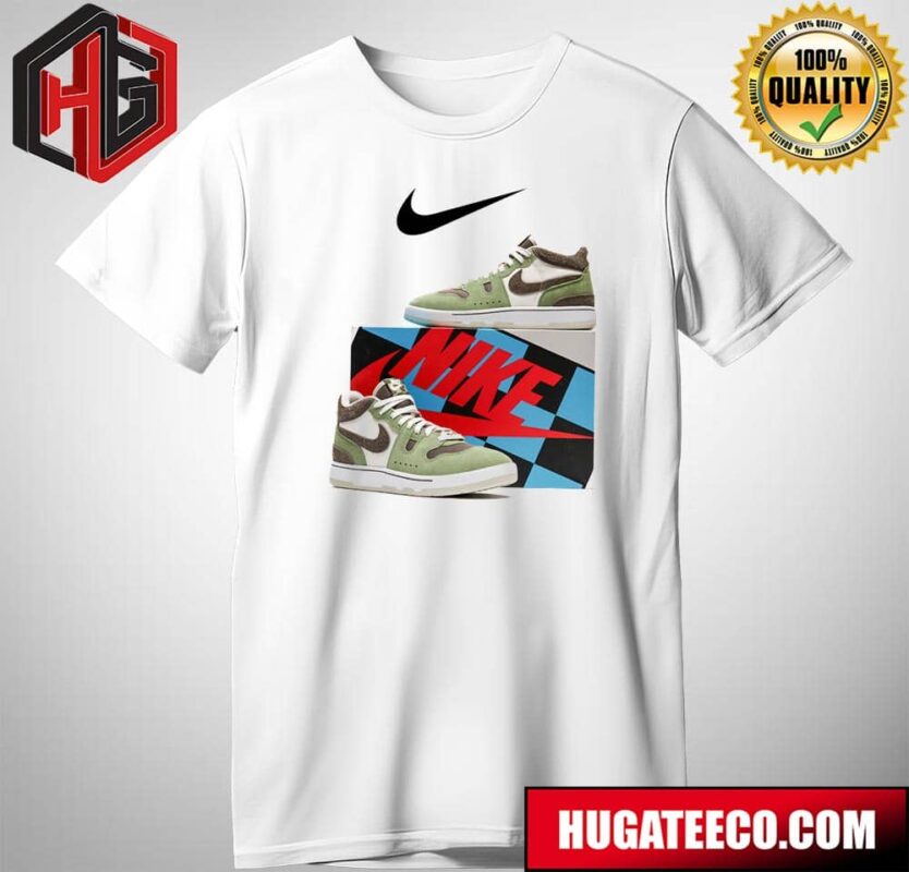 Nike Attack QS SP Oil Green Ironstone Sneaker T-Shirt