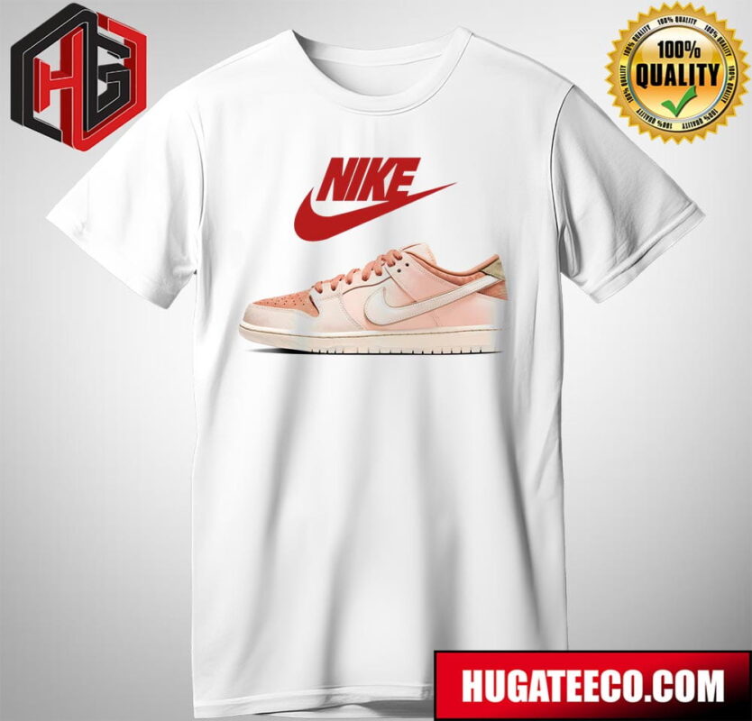 Nike SB Dunk Low Pro Crimson Tint And Amber Brown Sneaker T-Shirt