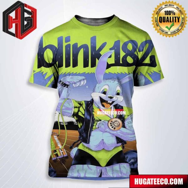 Official Blink-182 At Save Mart Center In Fresno California On July 10th 2024 Concert Poster All Over Print Shirt