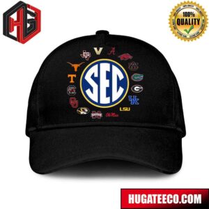 Official Logos Of 2024 Southeastern Conference Teams SEC Hat-Cap