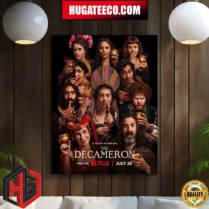 Official Poster For A Netflix Series The Decameron Only On Netflix July 25 Home Decor Poster Canvas