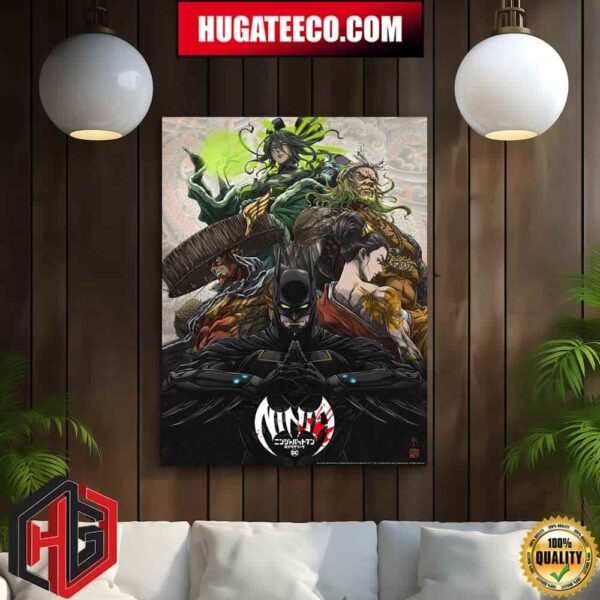 Official Poster For Batman Ninja Vs Yakuza League Anime Film Home Decor Poster Canvas