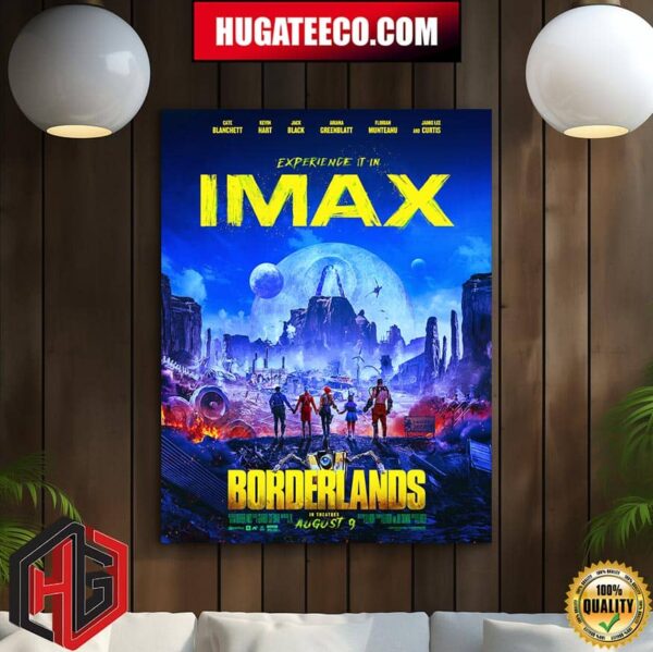 Official Poster For Borderlands Experience It In Imax In Theaters August 9 Home Decor Poster Canvas