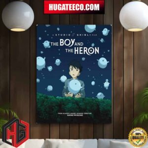 Official Poster For The Boy And The Heron The First-Ever 4k Physical Release For A Studio Ghibli Film Limited Edition Home Decor Poster Canvas