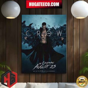 Official Poster For The Crow Releasing In Theaters On August 23 Home Decor Poster Canvas