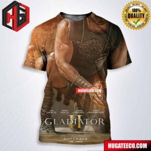 Official Poster Trailer For Gladiatorll 2 Only In Cinemas November All Over Print Shirt