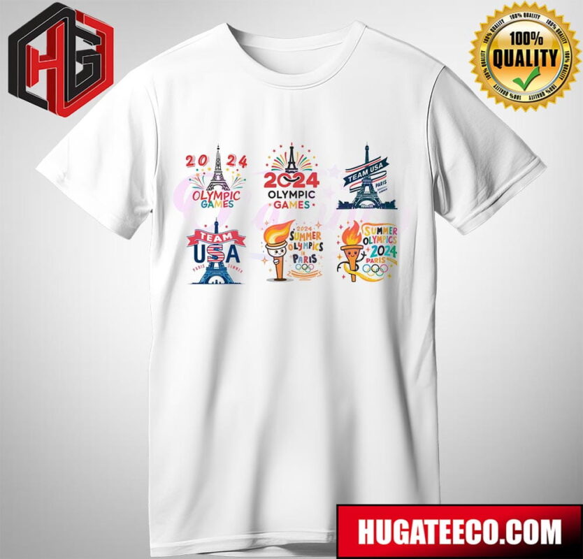 Olympics Fire Symbol Summer Paris 2024 Bundle T-Shirt