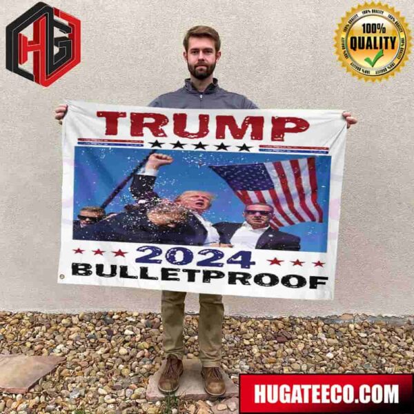 Patriotic Donald Trump 2024 Bulletproof Garden House Flag