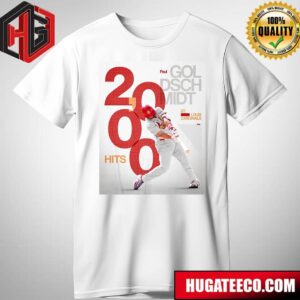 Paul Goldschmidt Achieve 2000 Hits St Louis Cardinals MLB 2024 T-Shirt