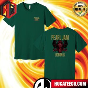 Pearl Jam At Lisbon Live Festival Event Poster Artist By Mykhailo Skop On July 13 2024 In Lisbon Portugal Merchandise Two Sides T-Shirt