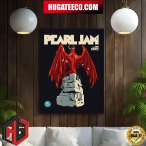 Pearl Jam With The Murder Capital Waldbuhne In Berlin On July 2 2024 Art By Rupet Gruber Home Decor Poster Canvas