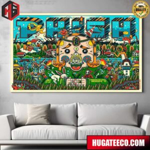 Phish Show At Mohegan Sun Arena In Uncasville Ct On July 23 24 2024 Home Decor Poster Canvas