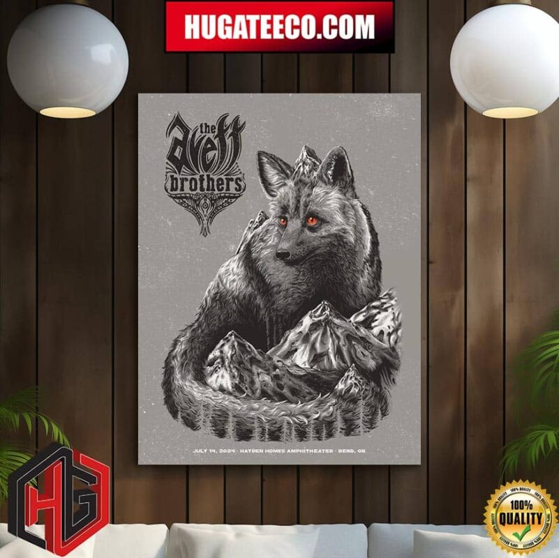 Poster For Tonight’s The Avett Brothers Shiow On July 14 2024 At Hayden Homes Amphitheaters At Bend Or Home Decor Poster Canvas