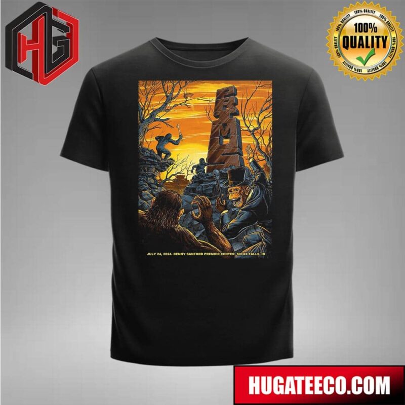 Primus Show In Sioux Falls Sd At Denny Sanford Premier Center On July 24 2024 T-Shirt