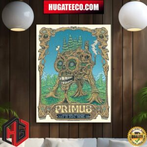 Primus Tonight’s Show In Bend Or At Hayden Homes Amphitheater July 13 2024 Home Decor Poster Canvas