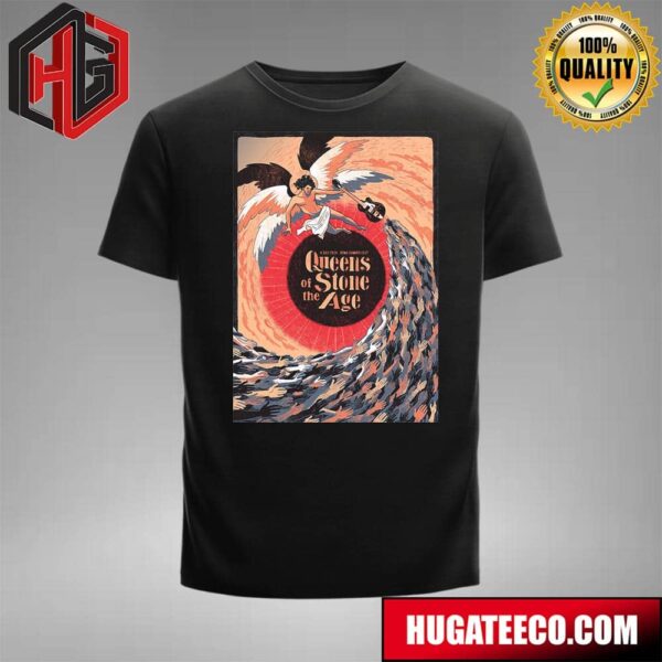 Queens Of The Stone Age At Roma Summer Fest Rome In  Italy On 4 July 2024 T-Shirt