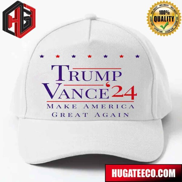 Retro Donald Trump Vance 24 Make American Great Again Classic Cap