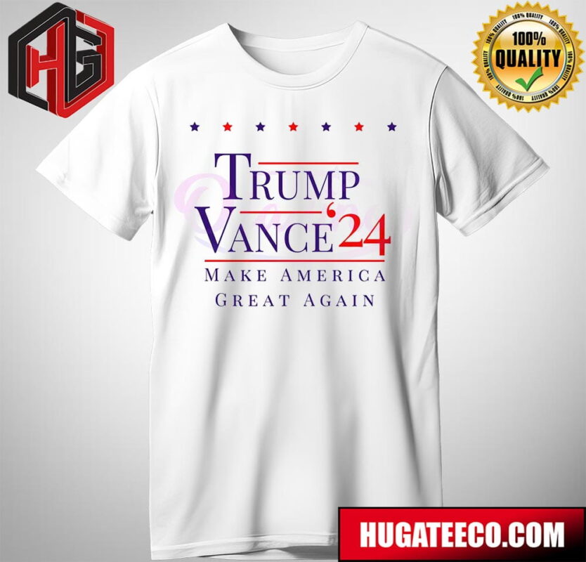 Retro Donald Trump Vance 24 Make American Great Again T-Shirt