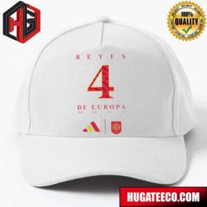 Reyes 4 De Europa Spain Adidas Euro 2024 Champions Fourth Euro Champions In History Hat-Cap