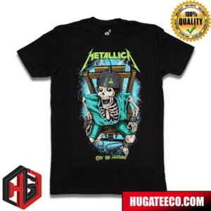 Metallica Ride The Lightning Sparky These Sparks Have Been Flyin’ For 40 Years With New Sparky Art By Mark Kowalchuk Two Sides Merch T-Shirt