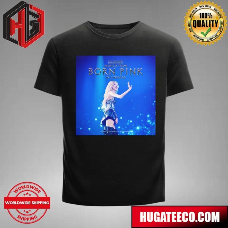Rose Poster For Blackpink Born Pink Tour Film 2024 In Cinemas T-Shirt