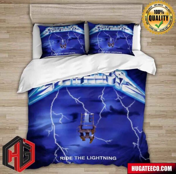 Metallica Heavy Metal Band Ride The Lightning Album Luxury And Fashion For Bedroom Bedding Set