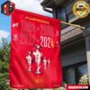 Seleccion Espanola Masculina De Futbol Campeones UEFA Euro 2024 C4ampeones Vamos Espana Garden House Flag
