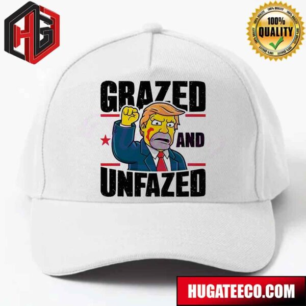 Simon Family Donald Trump Grazed And Unfazed Hat Cap