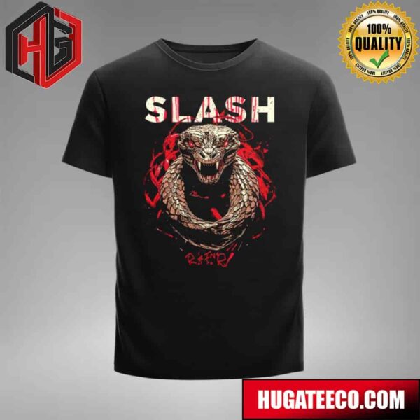 Slash 2024 Serpent Festival Coil Black Merchandise T-Shirt