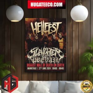 Slaughter To Prevail Hellfest Open Air Biggest Wall Of Death On Earth Mainstage 1 On 27th June 2024 Home Decor Poster Canvas