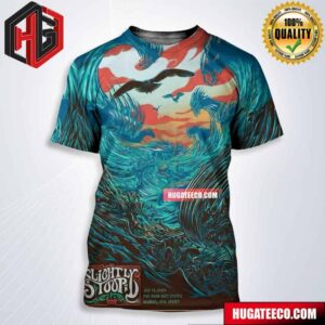 Slightly Stoopid Show On July 12 2024 In Holmdel Nj At Pnc Bank Arts Center With Dirty Heads Common Kings And The Elovaters All Over Print Shirt
