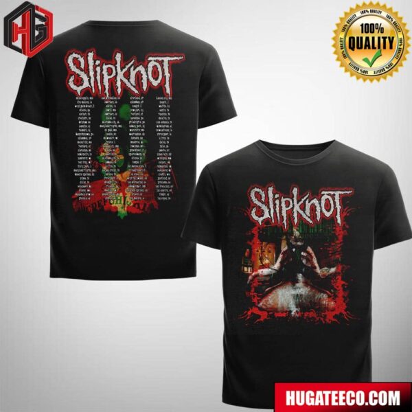 Slipknot Electric Chair Splatter Here Comes The Pain Limited Edition Merchandise Two Sides T-Shirt