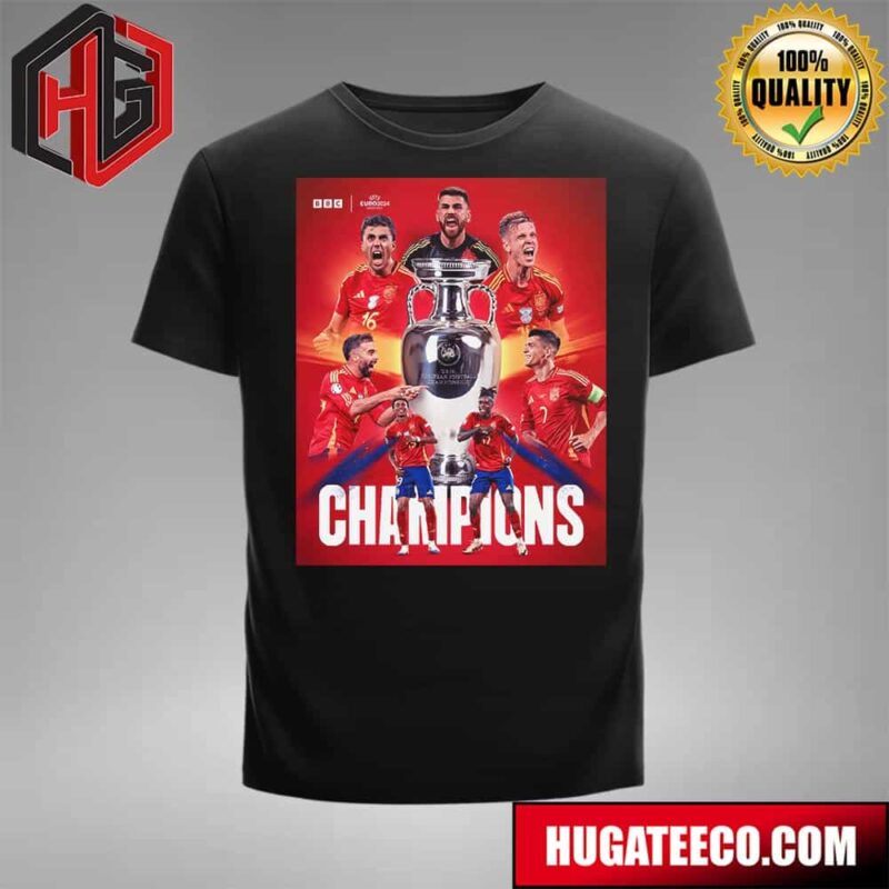Spain Are The Euro 2024 Champions Heartbreak For England Congratulations Winners T-Shirt