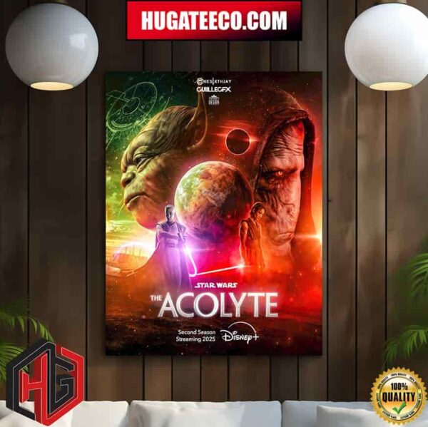 Star Wars The Acolyte 2nd Season Poster One Disney Plus Poster Canvas
