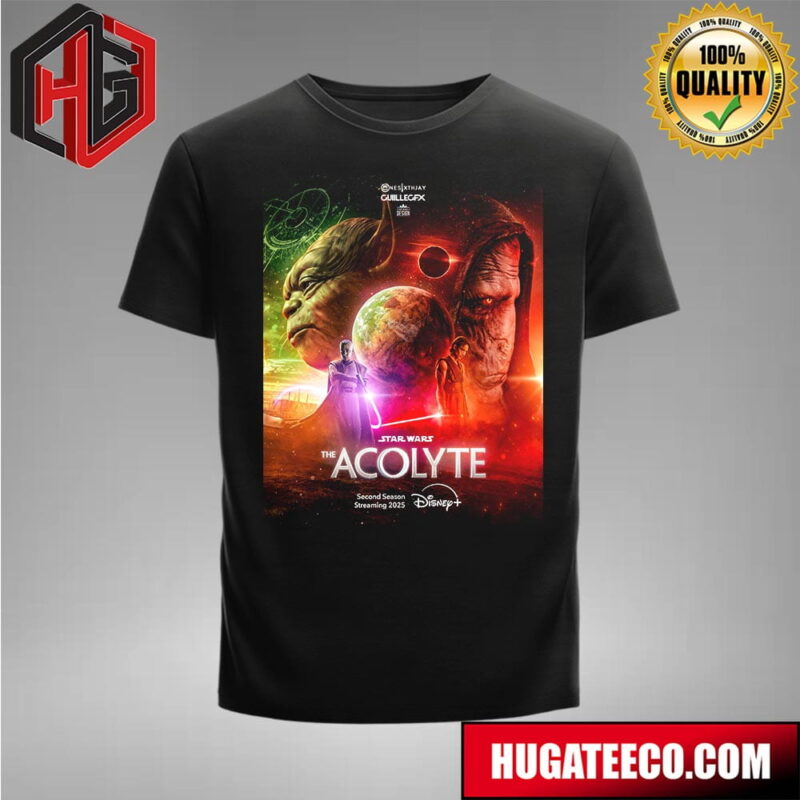 Star Wars The Acolyte 2nd Season Poster One Disney Plus T-Shirt