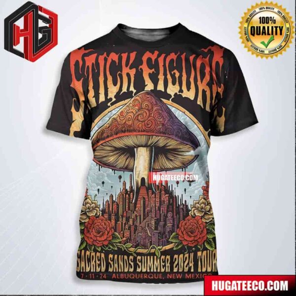 Stick Figure Sacred Sands Summer 2024 Tour On July 11 2024 In Albuquerque New Mexico All Over Print Shirt
