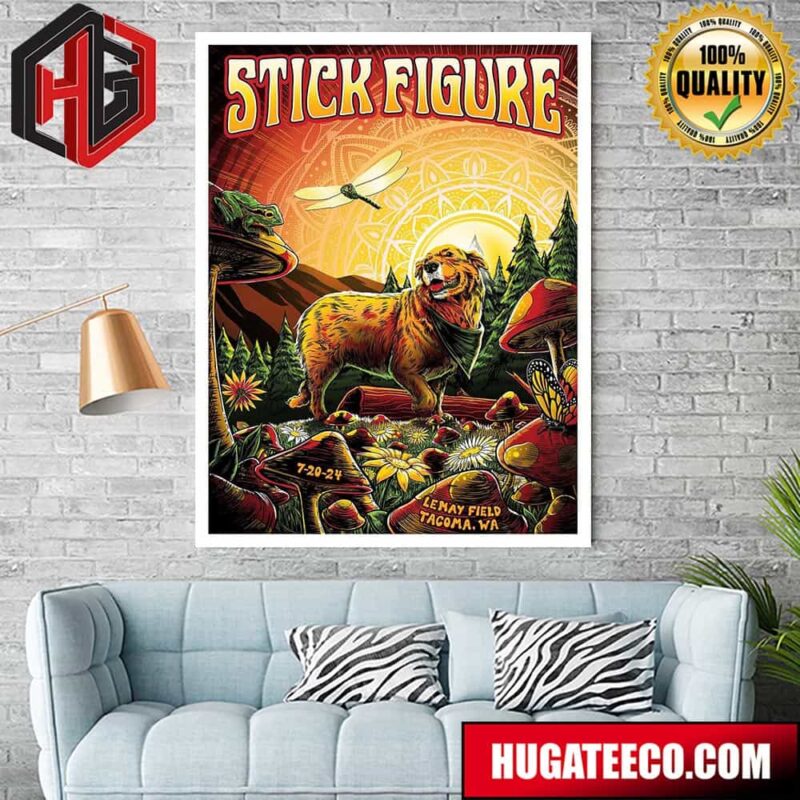 Stick Figure Show On 7 20 2024 At Lemay Field In Tacoma WA Merch Poster Canvas