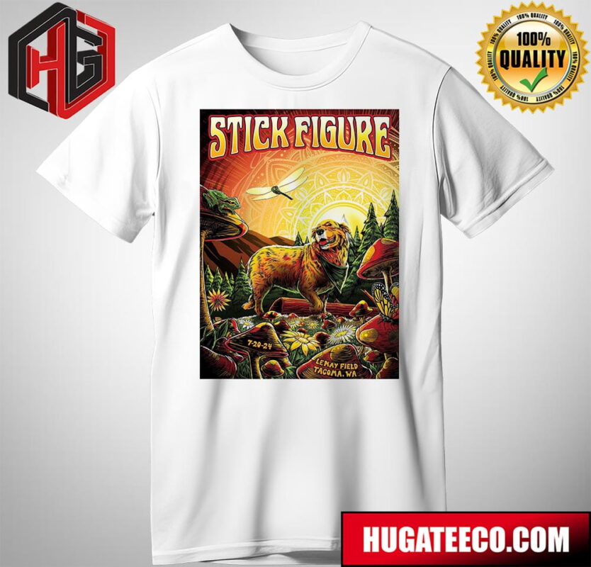 Stick Figure Show On 7 20 2024 At Lemay Field In Tacoma WA Merch T-Shirt