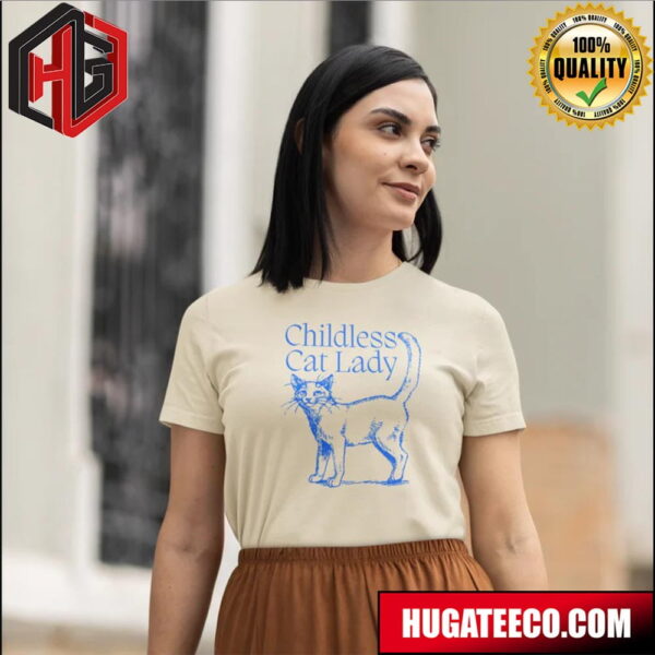 Childless Cat Lady Two Sides Unisex T-Shirt