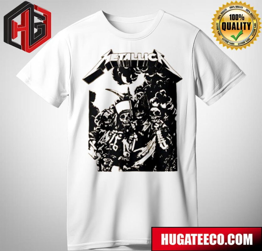 THE FOUR HORSEMEN CHORE Metallica Merchandise Merch T-Shirt