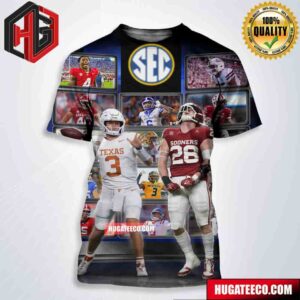 Texas Longhorns Vs Oklahoma Sooners Cotton Bowl On October 12 2024 Southeastern Conference Standings All Over Print Shirt