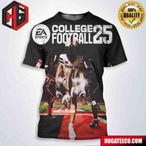 Texas Tech Red Raiders Football EA Sports College 25 X Team Adidas All Over Print Shirt