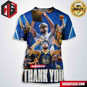 Thank You Klay Thompson Golden State Warriors All Over Print Shirt