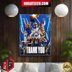 Thank You Klay Thompson Golden State Warriors Home Decor Poster Canvas