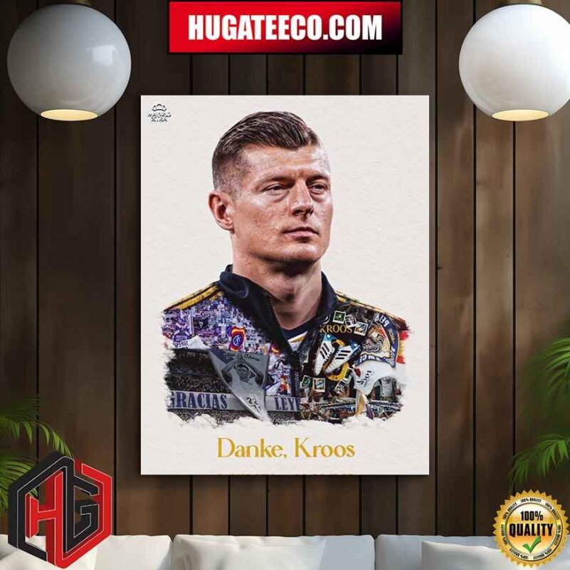 Thank You Toni Kroos Home Decor Poster Canvas