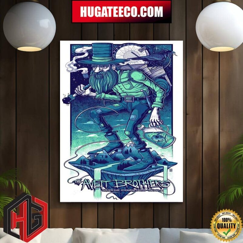 The Avett Brothers Show Tonight July 13th 2024 At Mcmenamins Edgefield In Troutdale Or Home Decor Poster Canvas