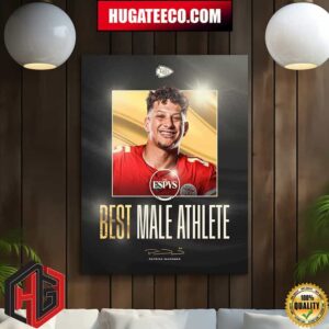 The Best Of The Best Congratulations The ESPYS Best Male Athlete Patrick Mahomes Kansas City Chiefs Home Decor Poster Canvas
