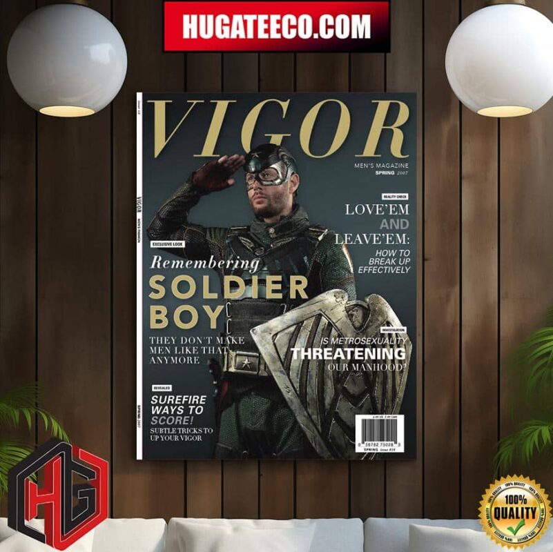 The Boys Vigor Men’s Magazine Spring 2007 Remembering Soldier Boy Home Decor Poster Canvas